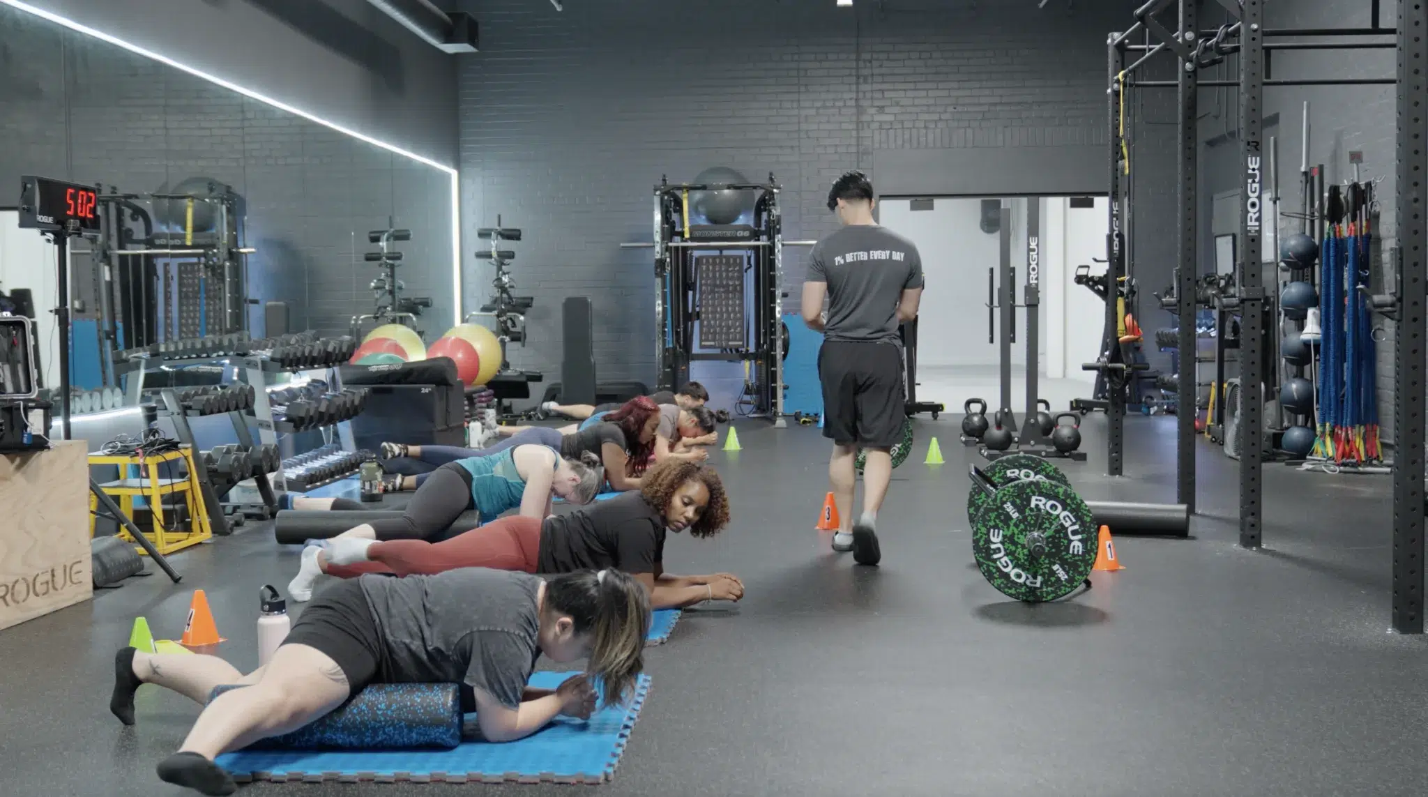 Small group fitness class at Impact Fitness Oakland